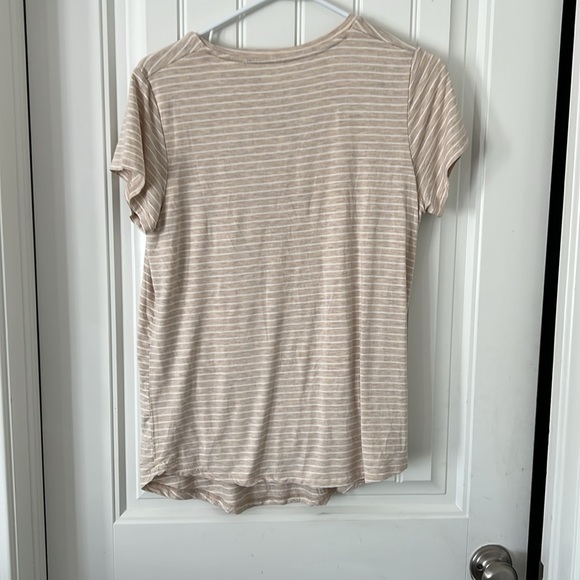 Kindred Bravely medium breastfeeding top oatmeal stripe - Picture 3 of 4